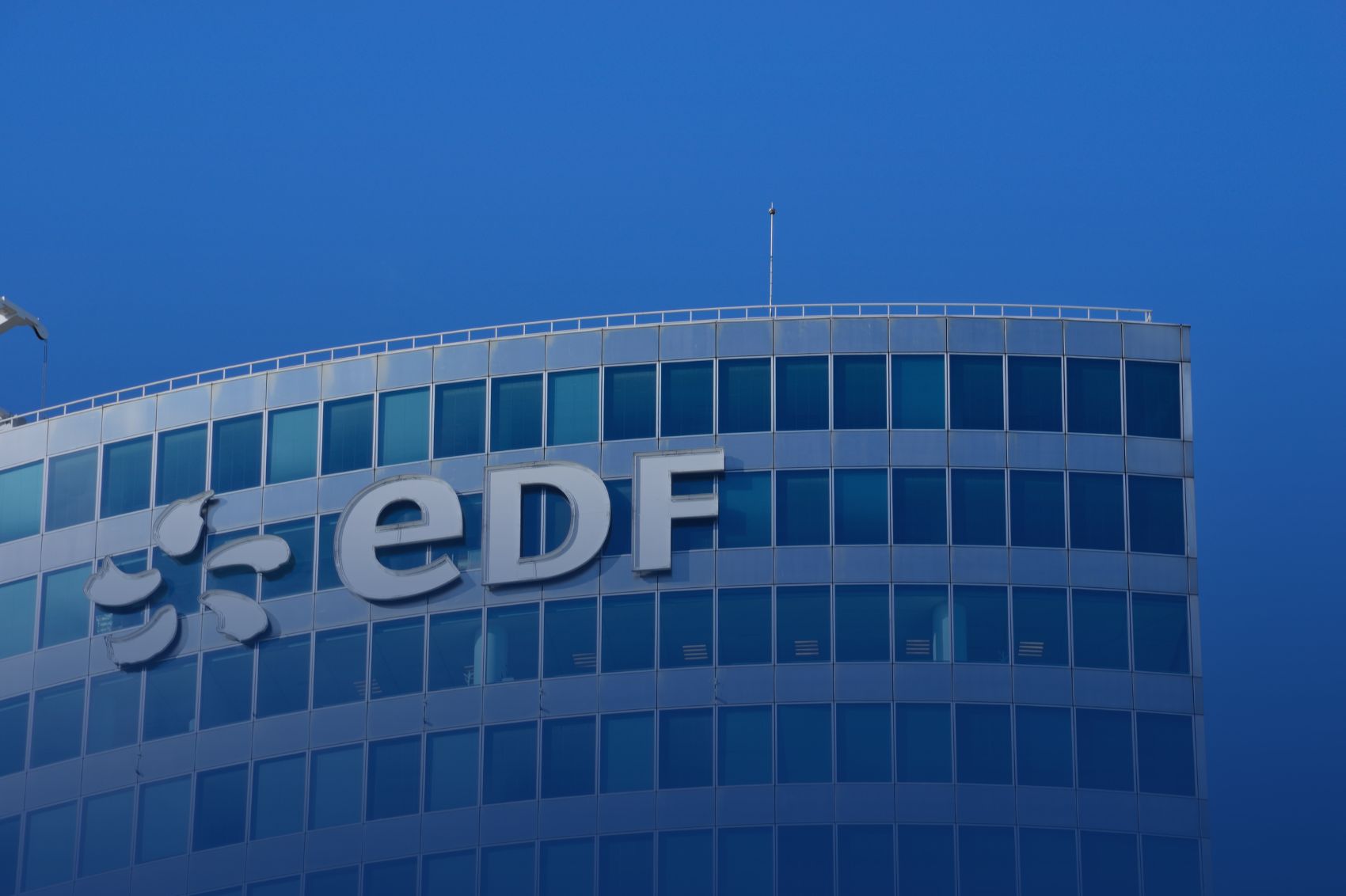 Siège d’EDF avec le logo de l’énergéticien